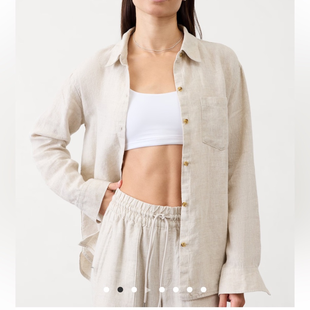 Athleta Retreat Linen Top
